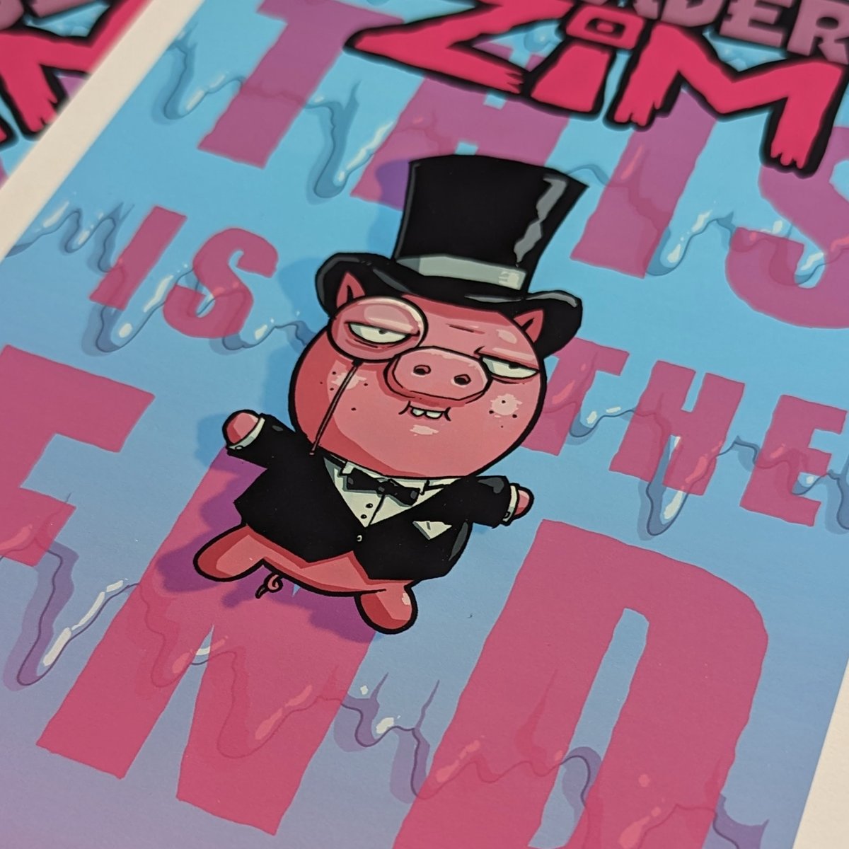 INVADER ZIM This is the End Cover Print (signed) | $Z.99 INVADER ZIM This is the End Cover Print (signed) | $Z.99